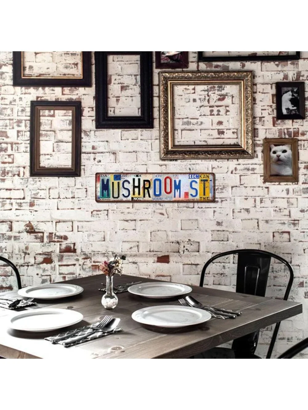 Inspirational Metal Tin Wall Decor - 
